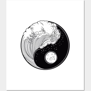 yin yang Posters and Art